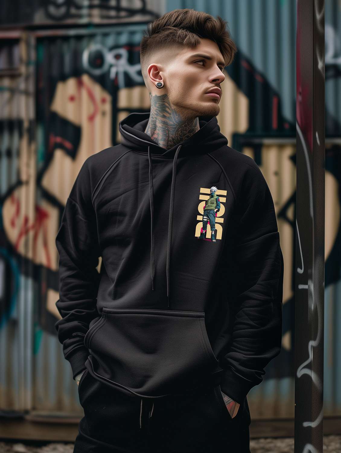 men printed long sleeve regular fit sweatshirt - 22246245 -  Standard Image - 1