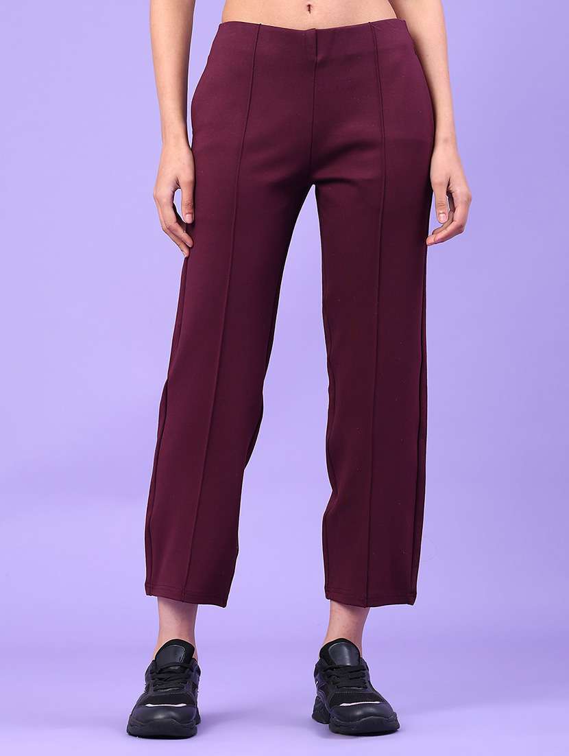 women solid mid rise ankle length jeggings