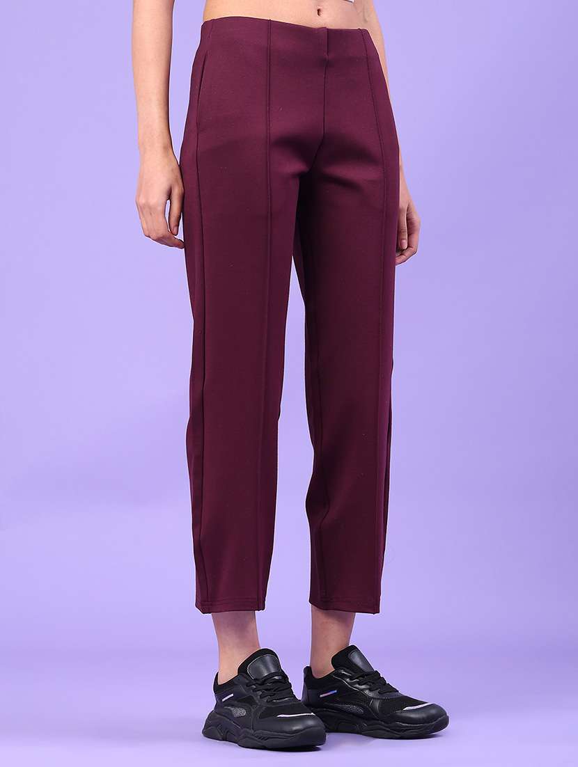 women solid mid rise ankle length jeggings - 22246313 -  Standard Image - 1