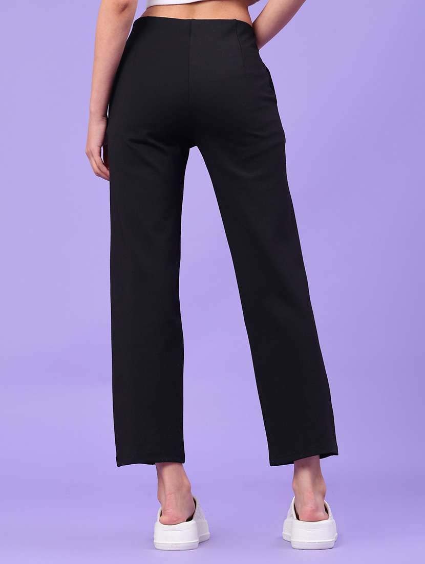 women solid mid rise ankle length jeggings - 22246316 -  Standard Image - 4