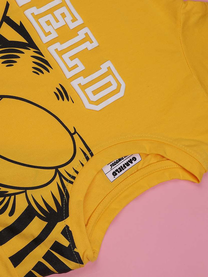 girls printed short sleeves regular fit tee - 22246425 -  Standard Image - 4