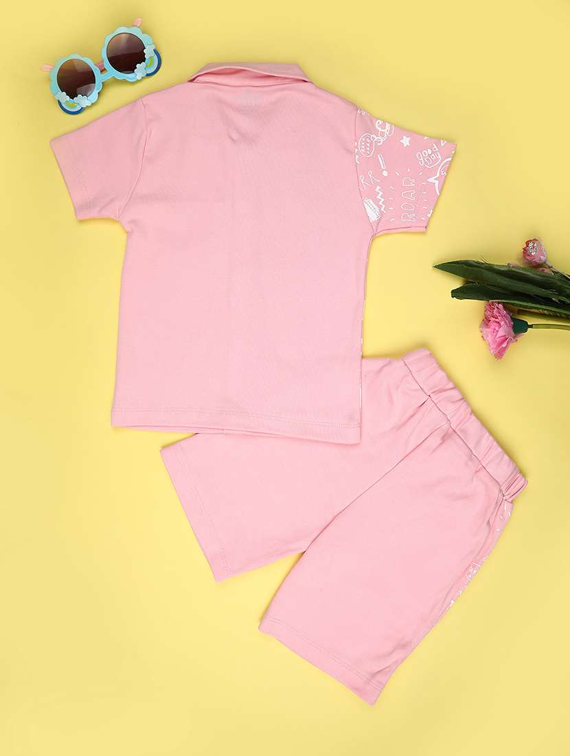 kids printed shirt and short set - 22246589 -  Standard Image - 1