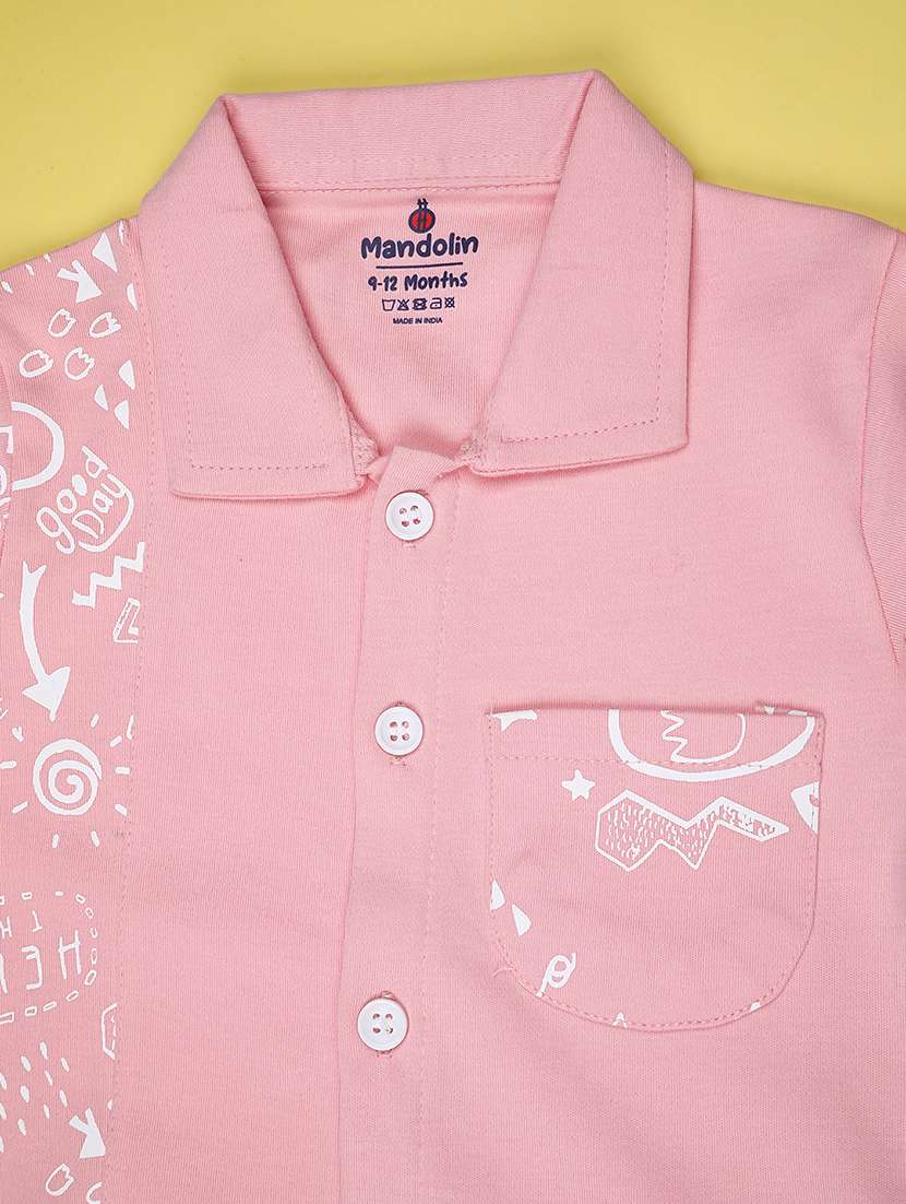 kids printed shirt and short set - 22246589 -  Standard Image - 4