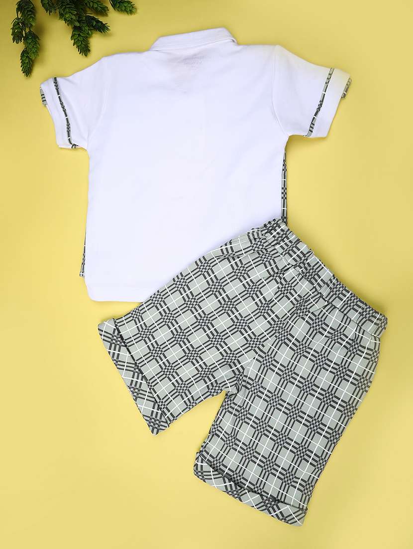 kids printed shirt and short set - 22246596 -  Standard Image - 1