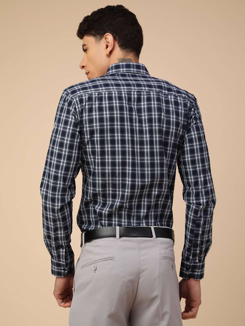Men Printed Long Sleeves Formal Shirt - 22246786 -  Standard Image - 4