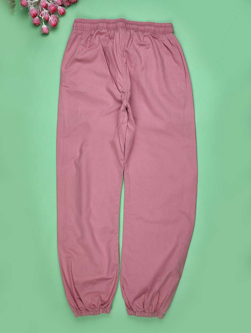 boys solid mid rise regular fit jogger - 22246824 -  Standard Image - 1