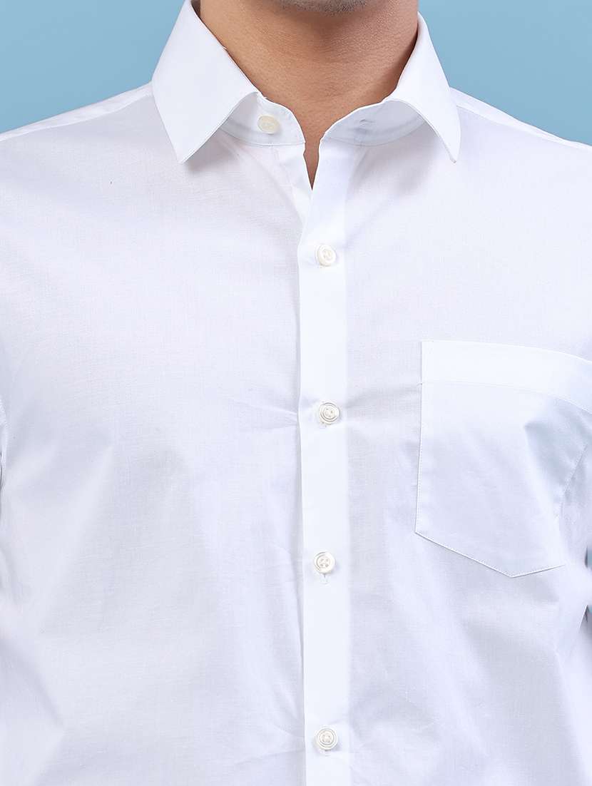 men solid long sleeves slim fit formal shirt - 22247293 -  Standard Image - 1