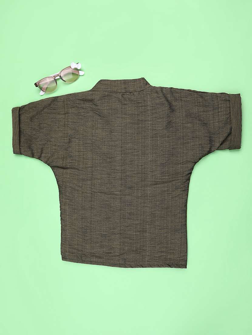 Girls Solid Short Sleeve Top - 22247369 -  Standard Image - 1