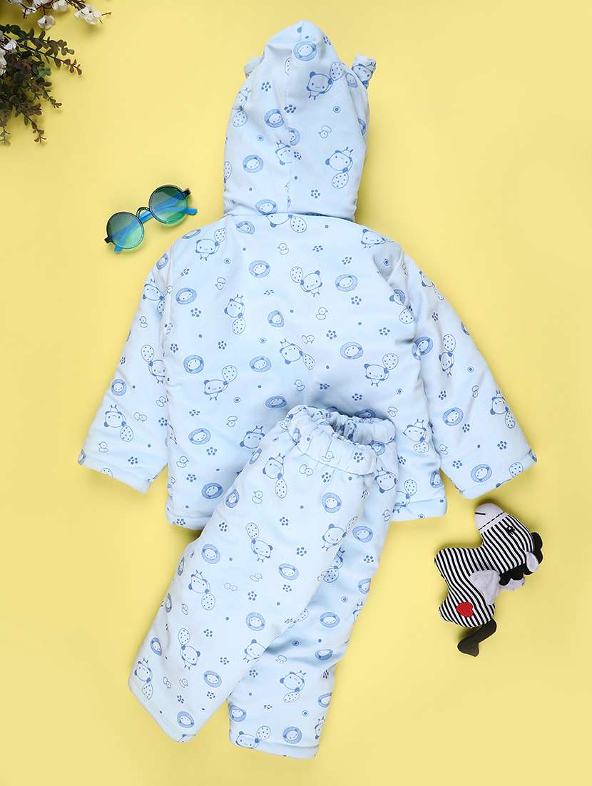 boys printed hooded full length set - 22247545 -  Standard Image - 1