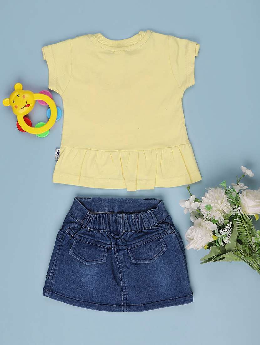 Girls Typography Short Sleeve Twin Set - 22247569 -  Standard Image - 1