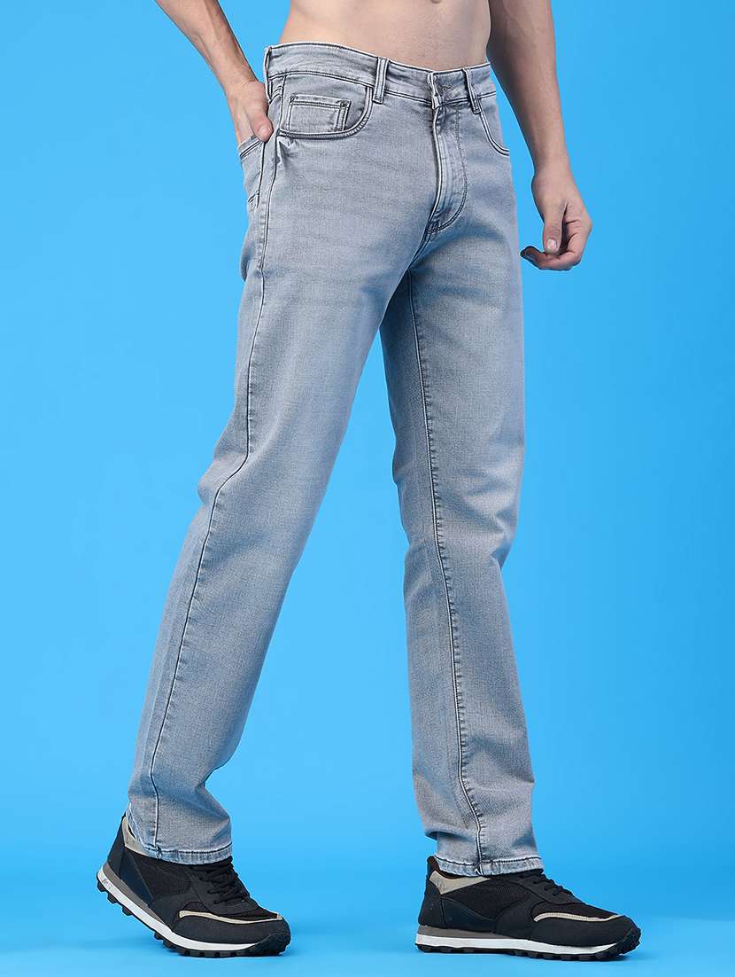 men washed mid rise full length jeans - 22247596 -  Standard Image - 1