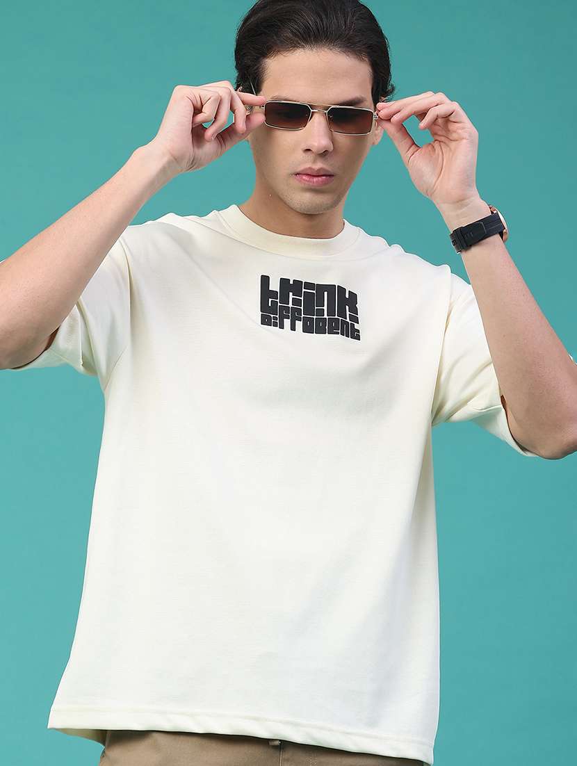 men printed short sleeve loose fit t-shirt - 22248420 -  Standard Image - 1