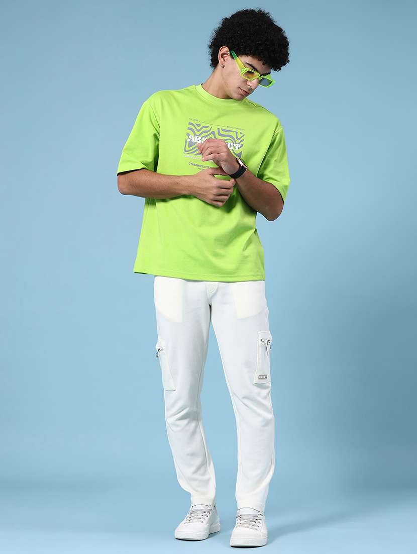 Men Printed Short Sleeves Oversized T-shirt - 22248421 -  Standard Image - 4