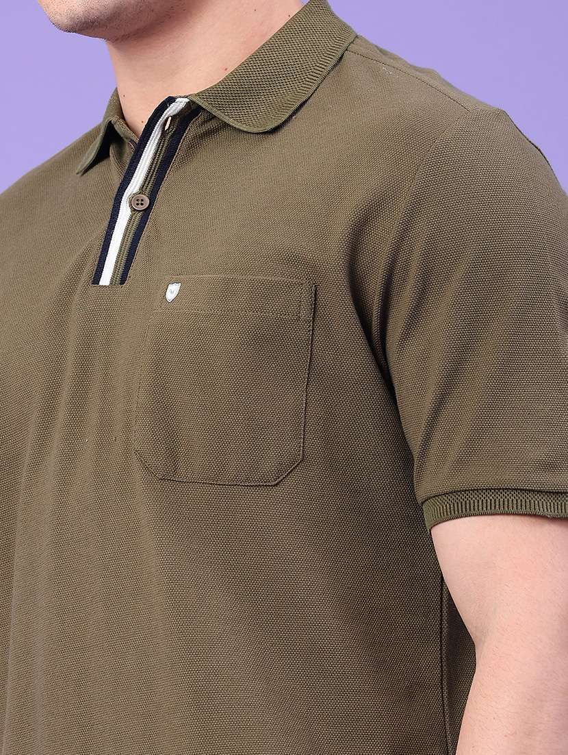 men solid short sleeve regular fit polo t-shirt - 22248492 -  Standard Image - 4