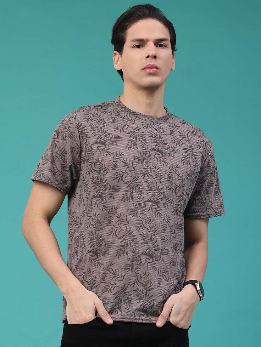 men printed short sleeve regular fit t-shirt - 22248525 -  Standard Image - 1