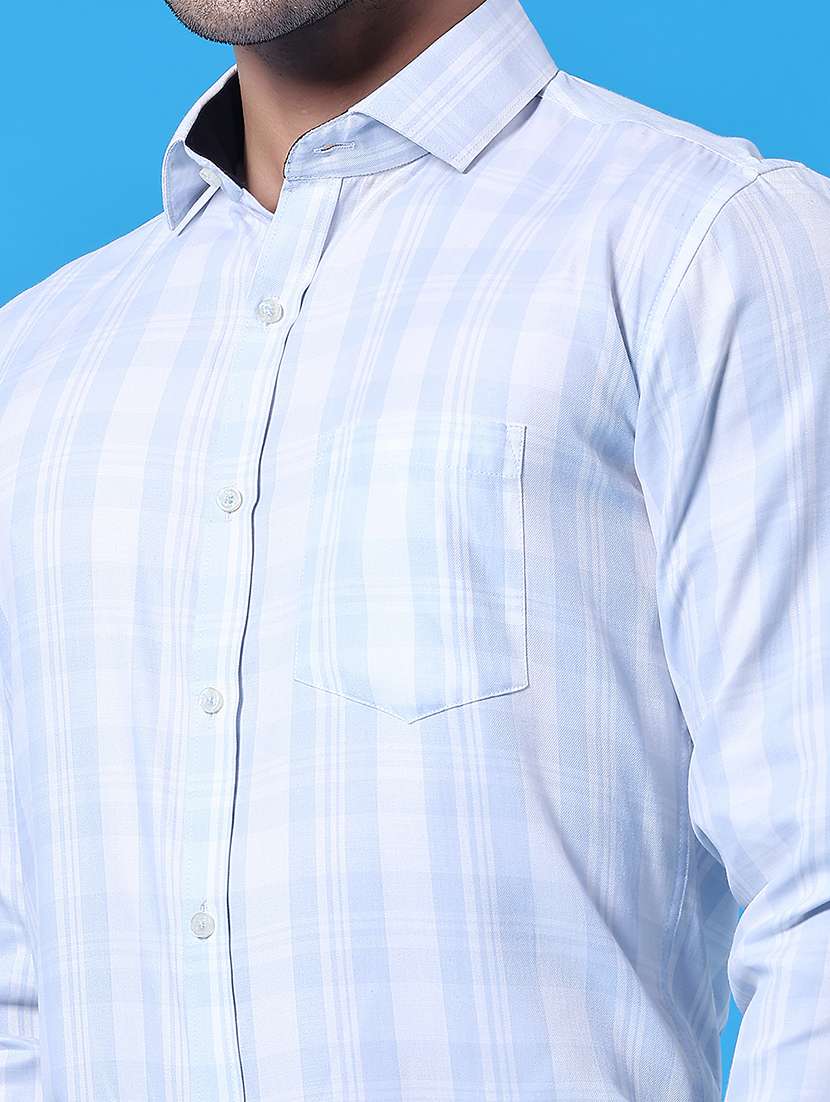 men checkered long sleeve slim fit formal shirt - 22248557 -  Standard Image - 1