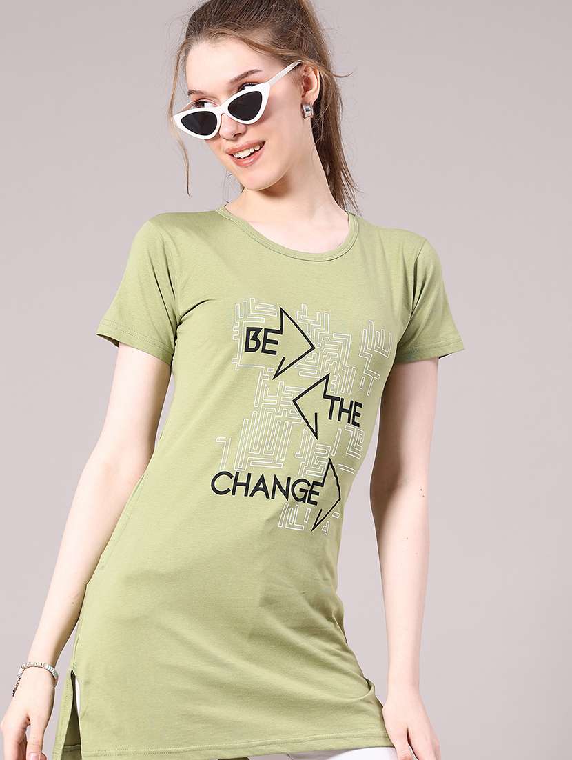 women printed short sleeve t-shirt