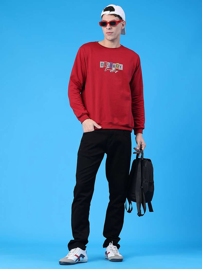 men plain mid rise full length jeans - 22248577 -  Standard Image - 4