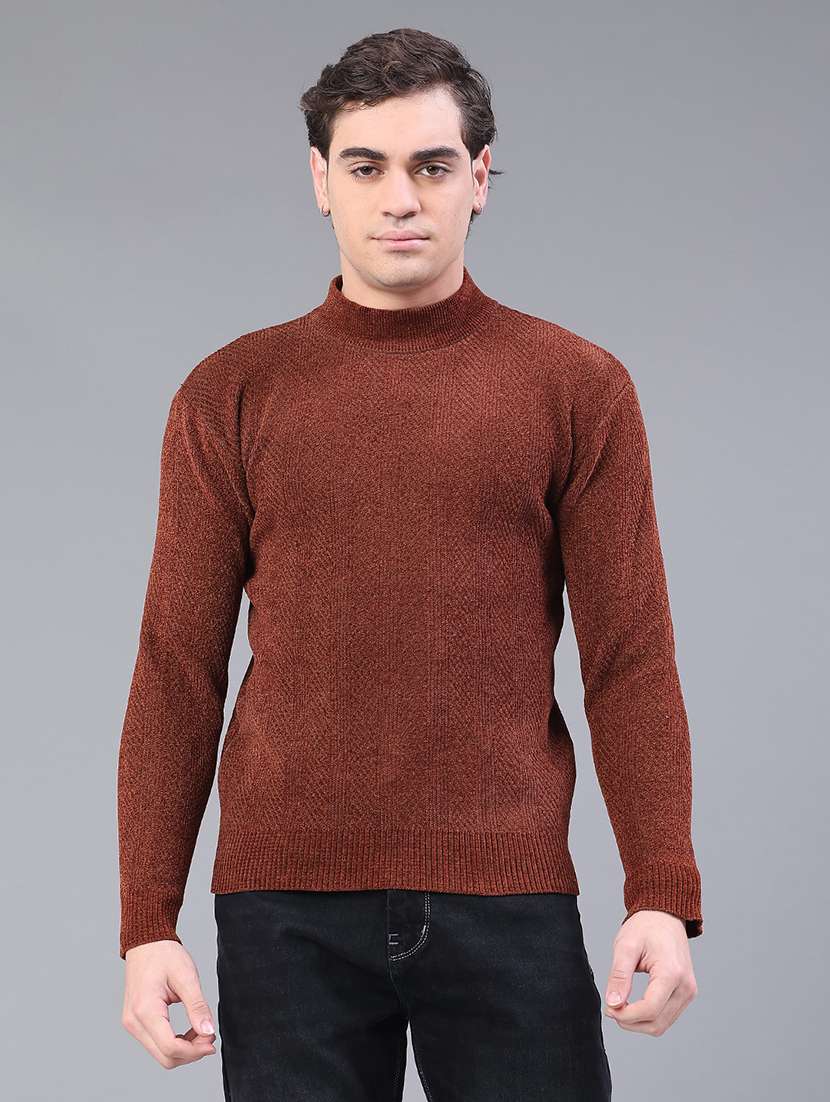 men self design long sleeve regular fit pullover  - 22248634 -  Standard Image - 1