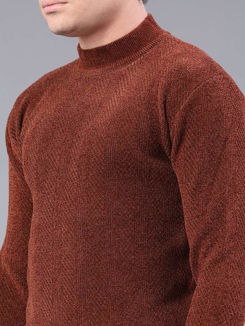 men self design long sleeve regular fit pullover  - 22248634 -  Standard Image - 4