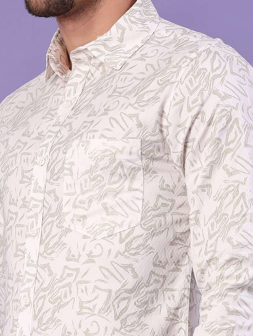 men white cotton casual shirt - 22248802 -  Standard Image - 1