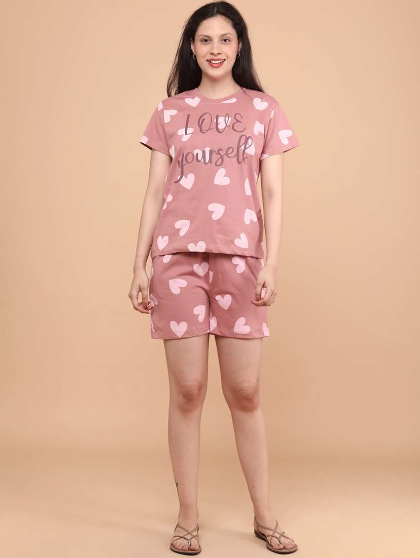 women pink cotton regular t-shirt - 22248819 -  Standard Image - 1