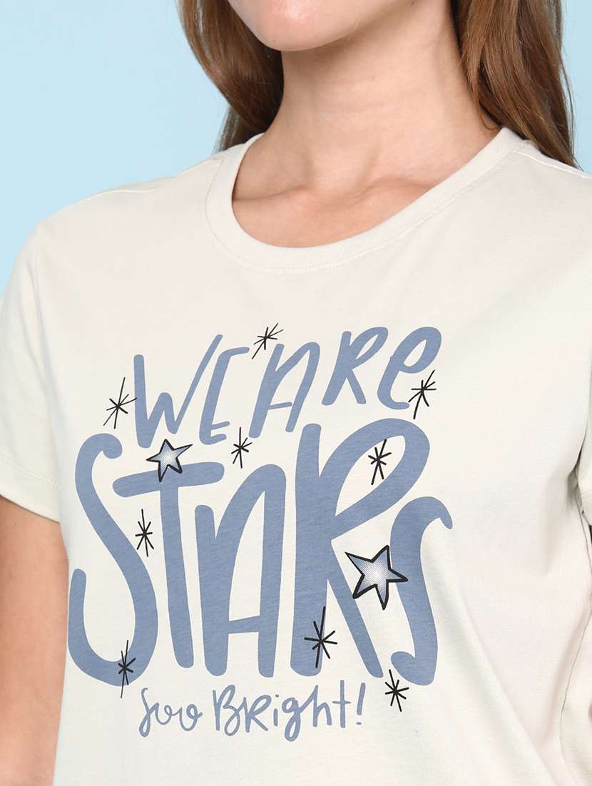 women blue cotton shorts set nightwear set - 22248821 -  Standard Image - 1