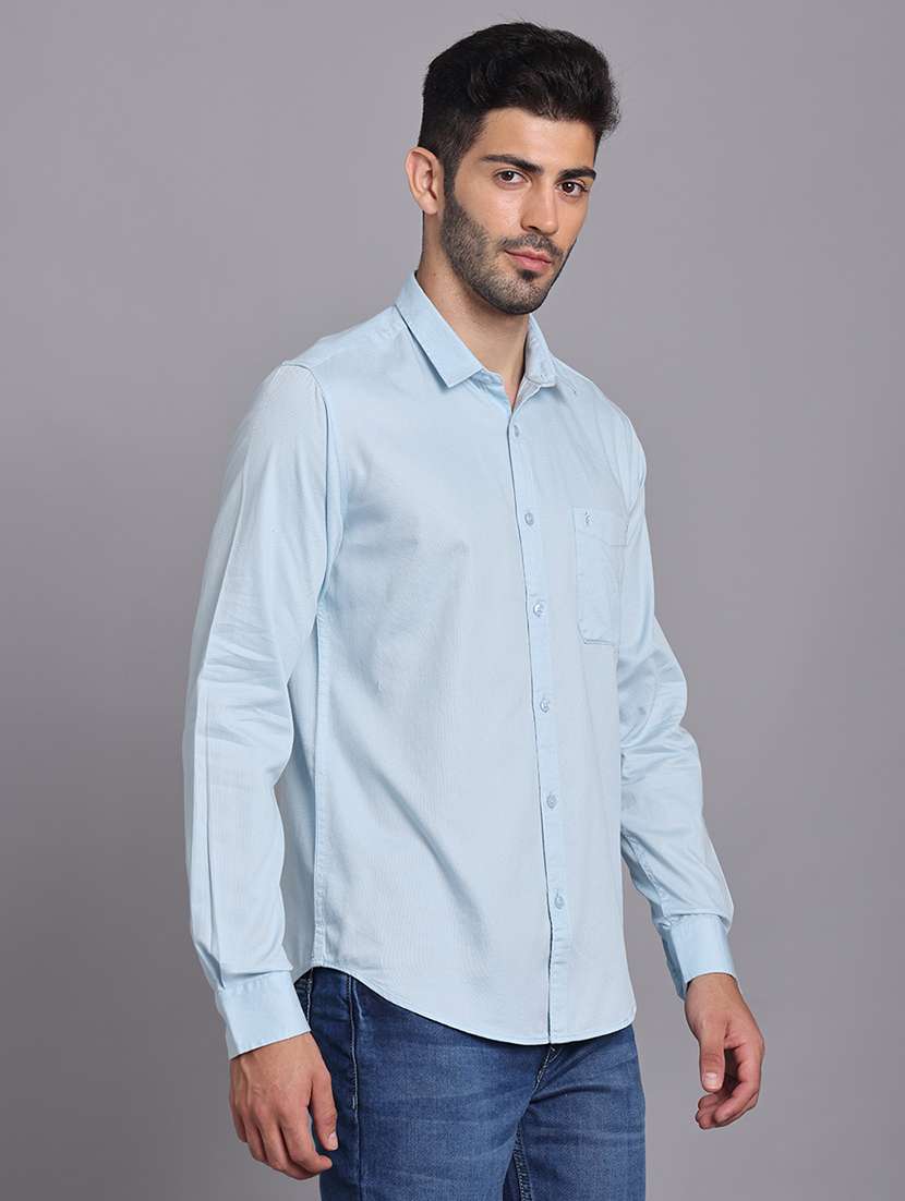 men collared long sleeve regular fit shirt - 22248869 -  Standard Image - 4