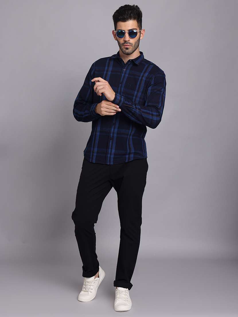 Men Collared Long Sleeve Regular Fit Shirt - 22248872 -  Standard Image - 6
