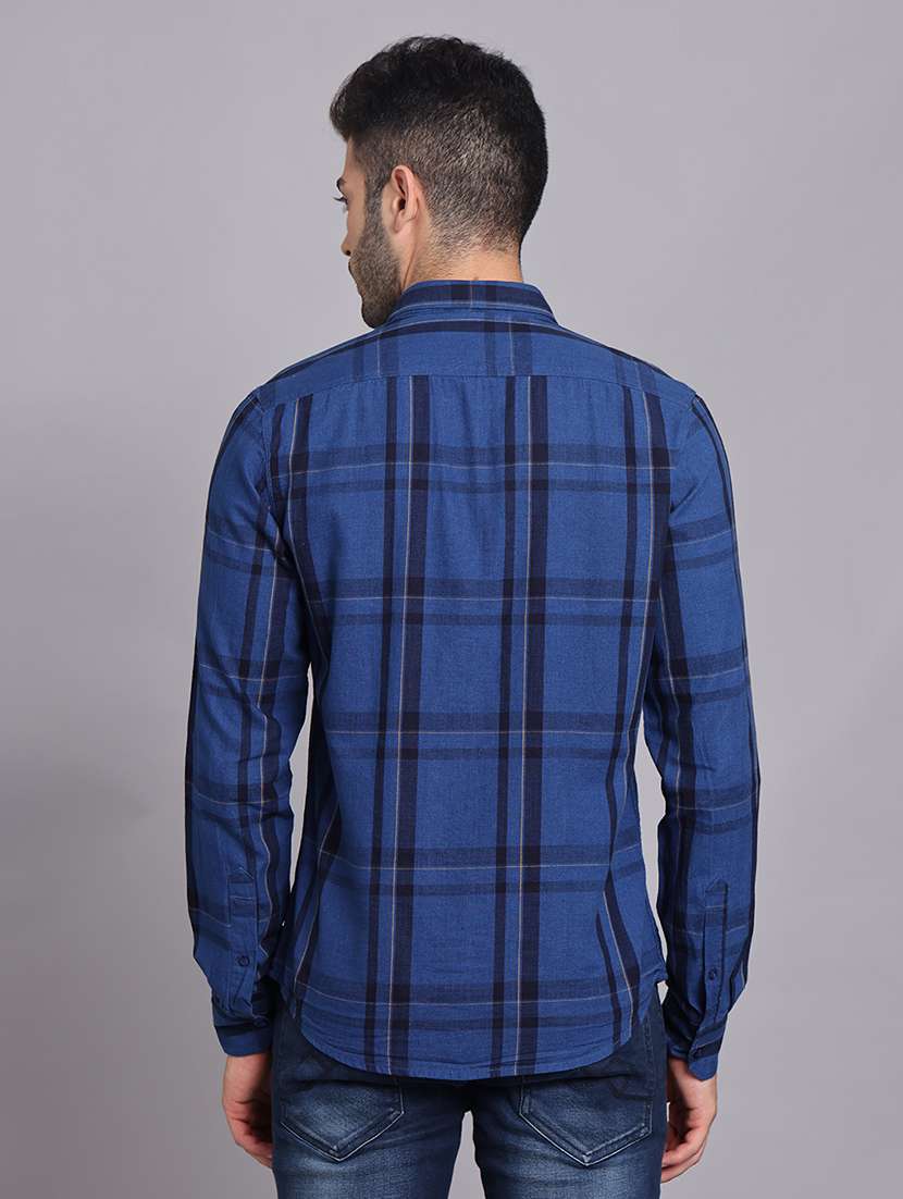 Men Collared Long Sleeve Regular Fit Shirt - 22248873 -  Standard Image - 4
