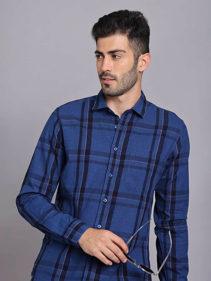 men collared long sleeve regular fit shirt - 22248874 -  Standard Image - 6