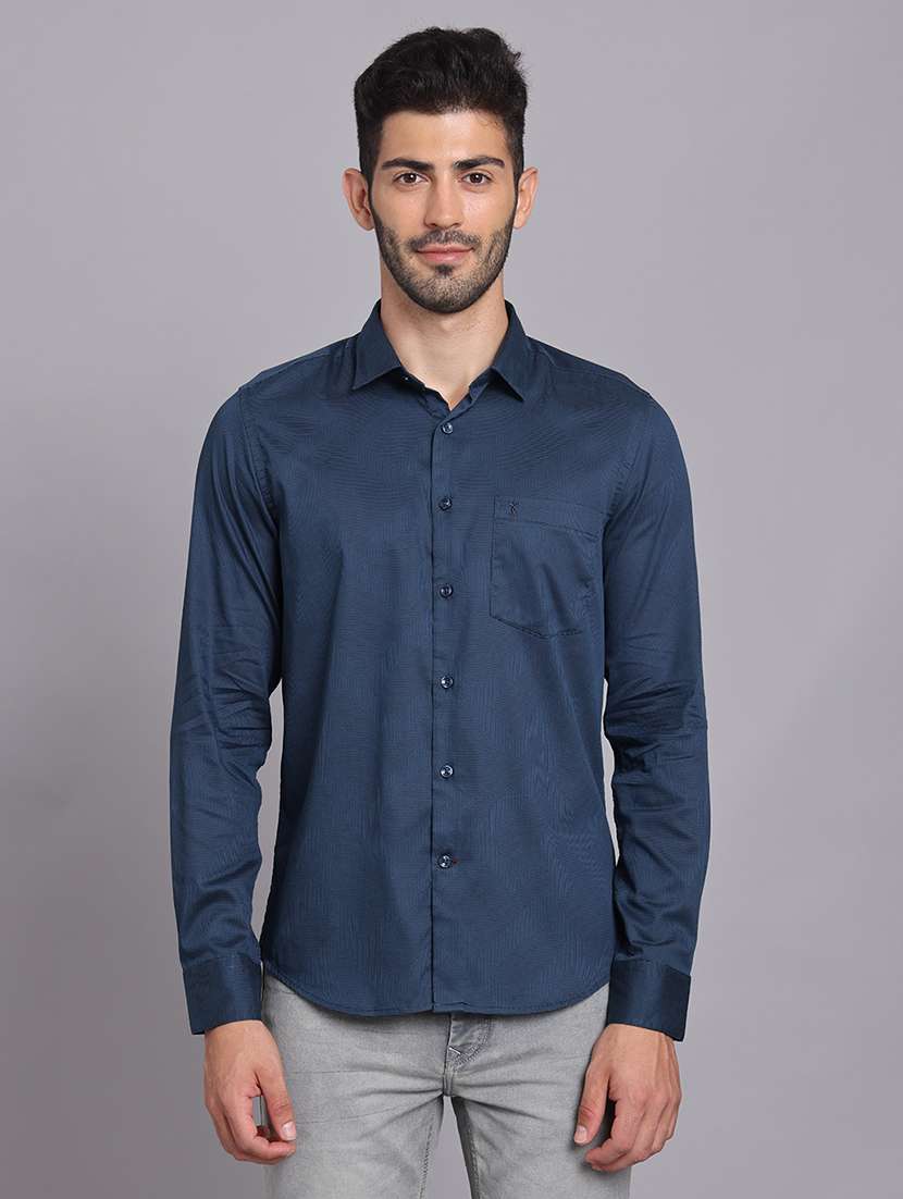 men collared long sleeve regular fit shirt - 22248876 -  Standard Image - 1