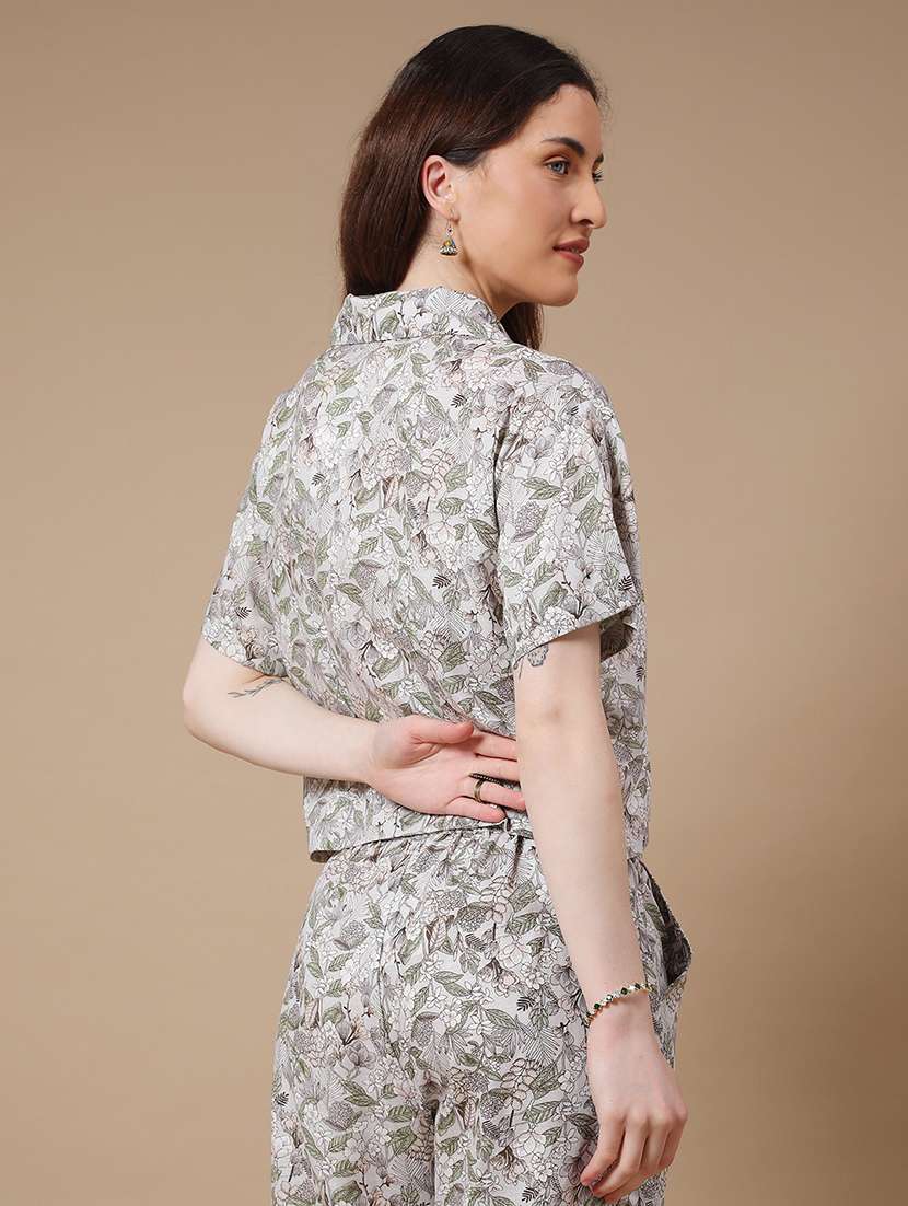 off white cotton regular shirt - 22248881 -  Standard Image - 4