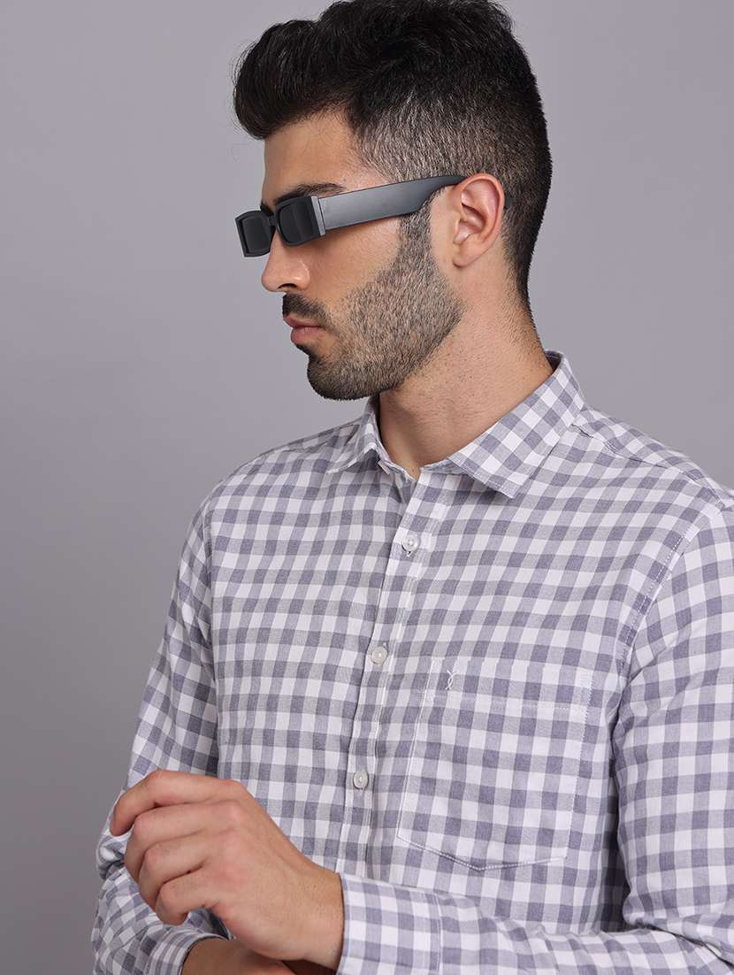 men collared long sleeve regular fit shirt - 22248884 -  Standard Image - 6