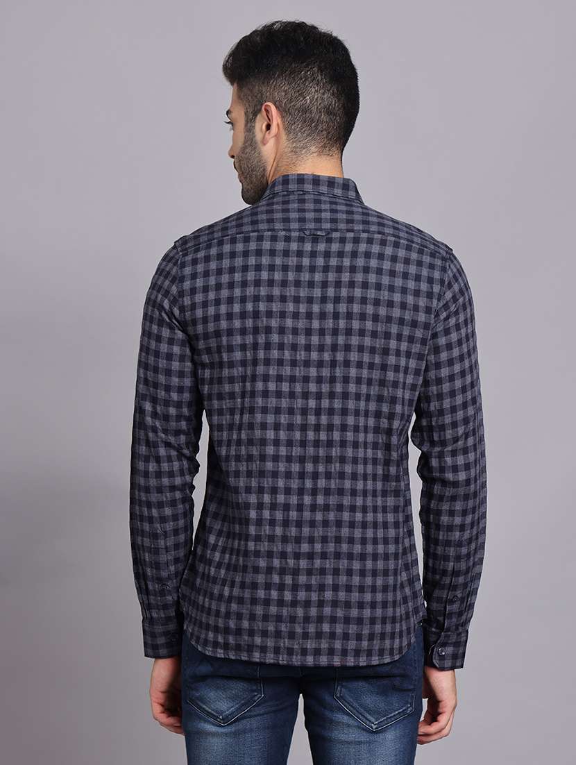 men collared long sleeve regular fit shirt - 22248886 -  Standard Image - 4