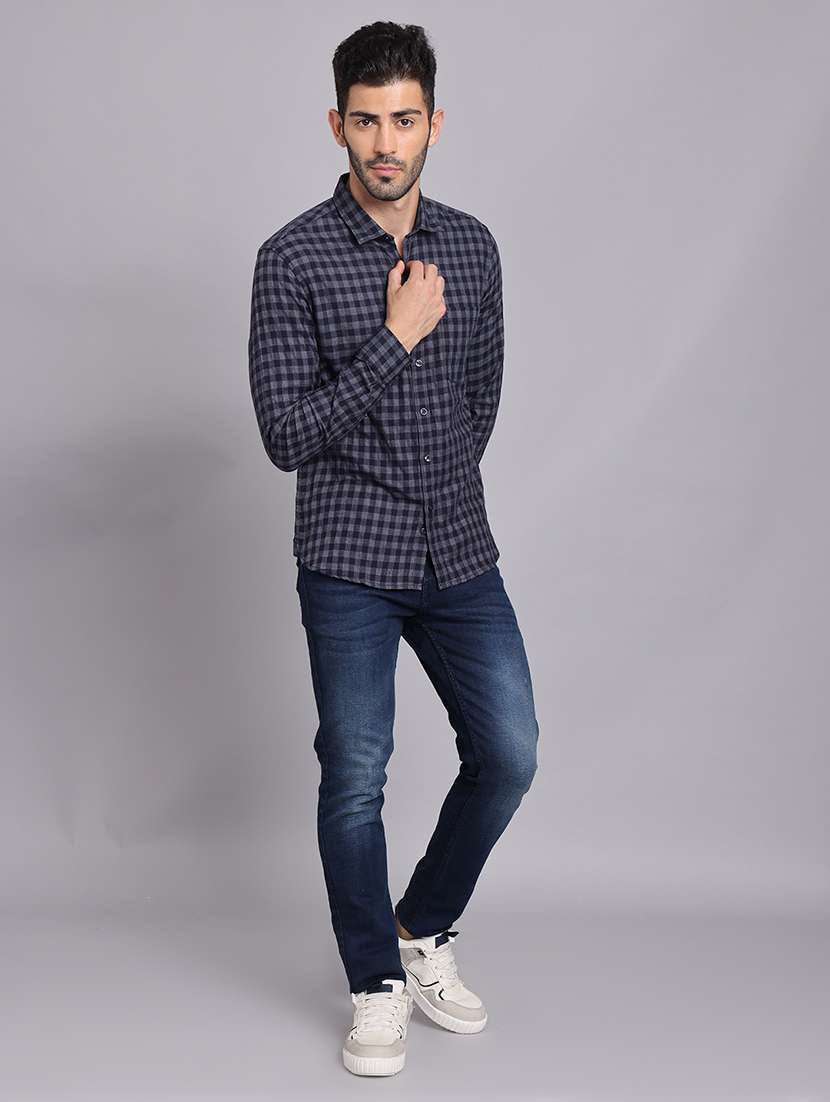 men collared long sleeve regular fit shirt - 22248886 -  Standard Image - 6
