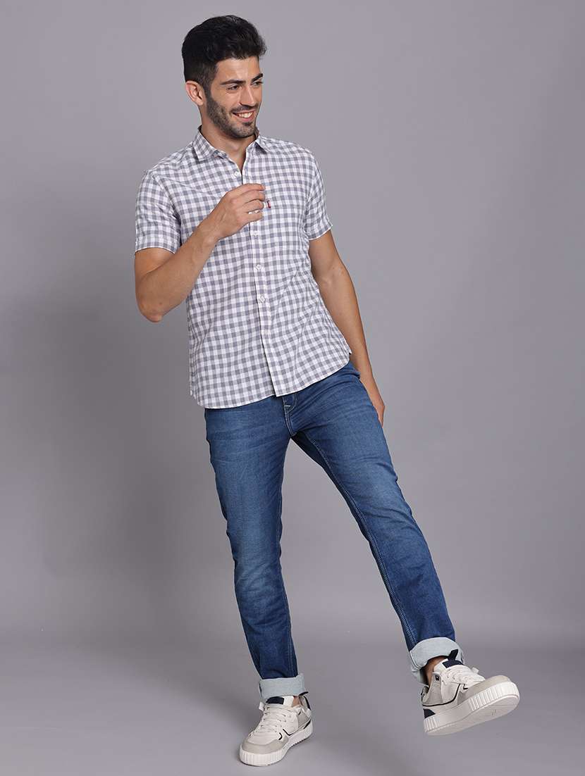 men collared short sleeve regular fit shirt - 22248887 -  Standard Image - 6