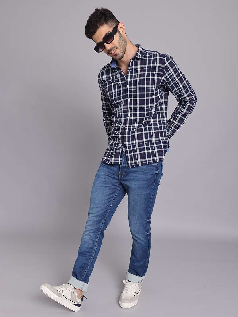 men collared long sleeve regular fit shirt - 22248891 -  Standard Image - 6