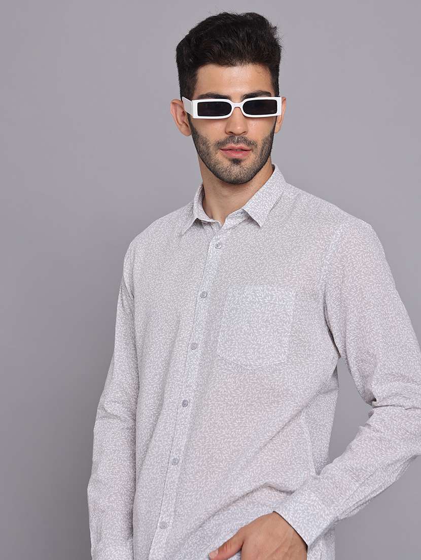 men collared long sleeve regular fit shirt - 22248901 -  Standard Image - 6