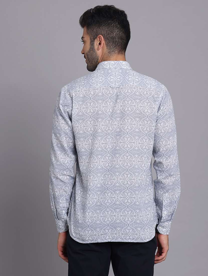 men collared long sleeve regular fit shirt - 22248905 -  Standard Image - 4