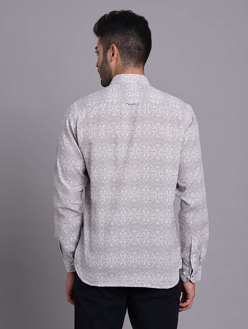 men collared long sleeve regular fit shirt - 22248906 -  Standard Image - 4