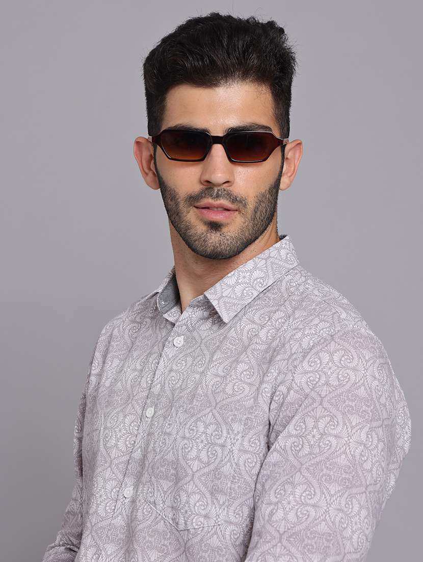 men collared long sleeve regular fit shirt - 22248906 -  Standard Image - 6