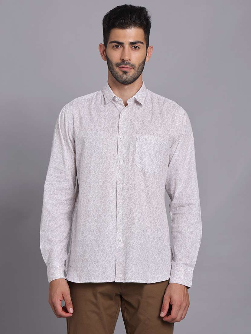 men collared long sleeve regular fit shirt - 22248908 -  Standard Image - 1