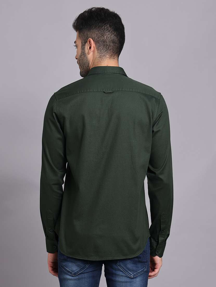 men collared long sleeve regular fit shirt - 22248909 -  Standard Image - 4