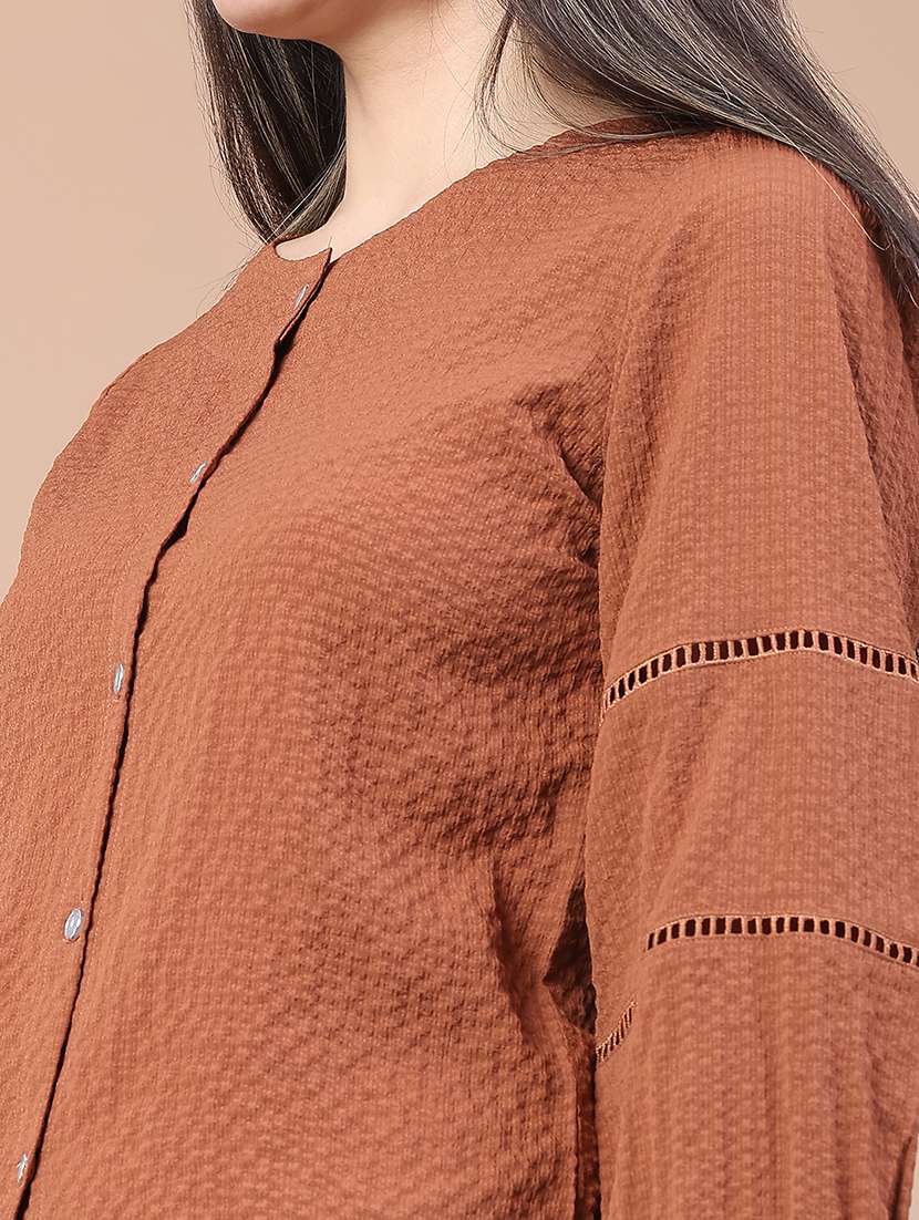 women self designed puff sleeve top - 22249285 -  Standard Image - 4