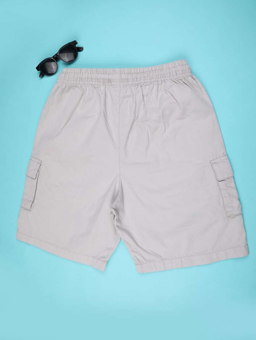 girls printed mid rise cargo shorts - 22249460 -  Standard Image - 1