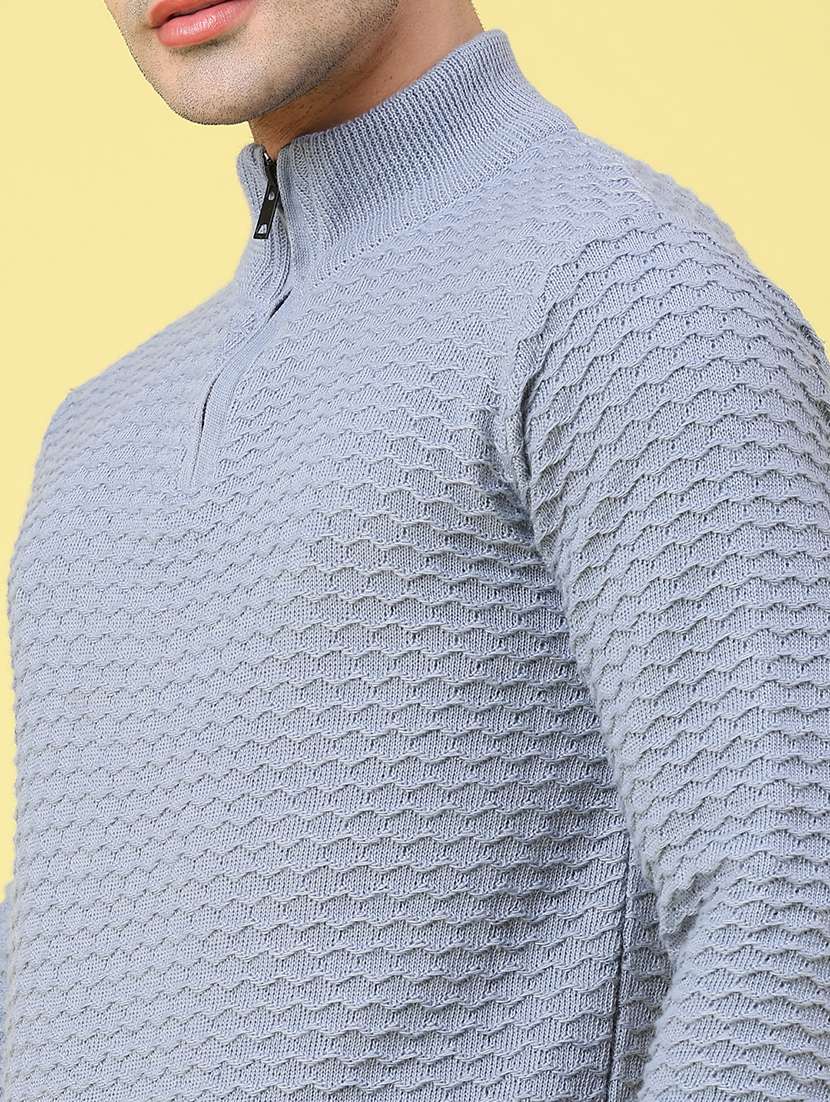 men self design long sleeve regular fit pullover  - 22249488 -  Standard Image - 4