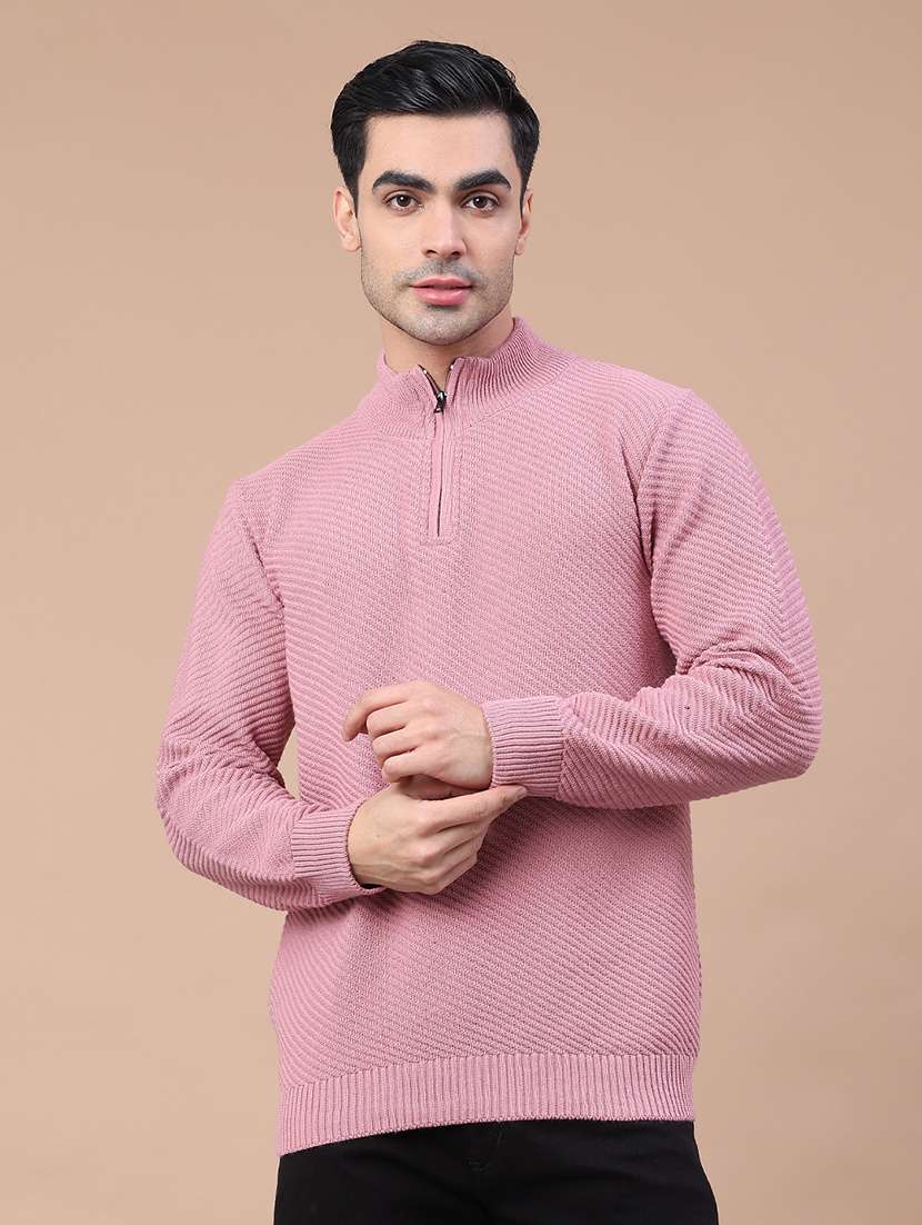 men self design long sleeve regular fit pullover  - 22249503 -  Standard Image - 1