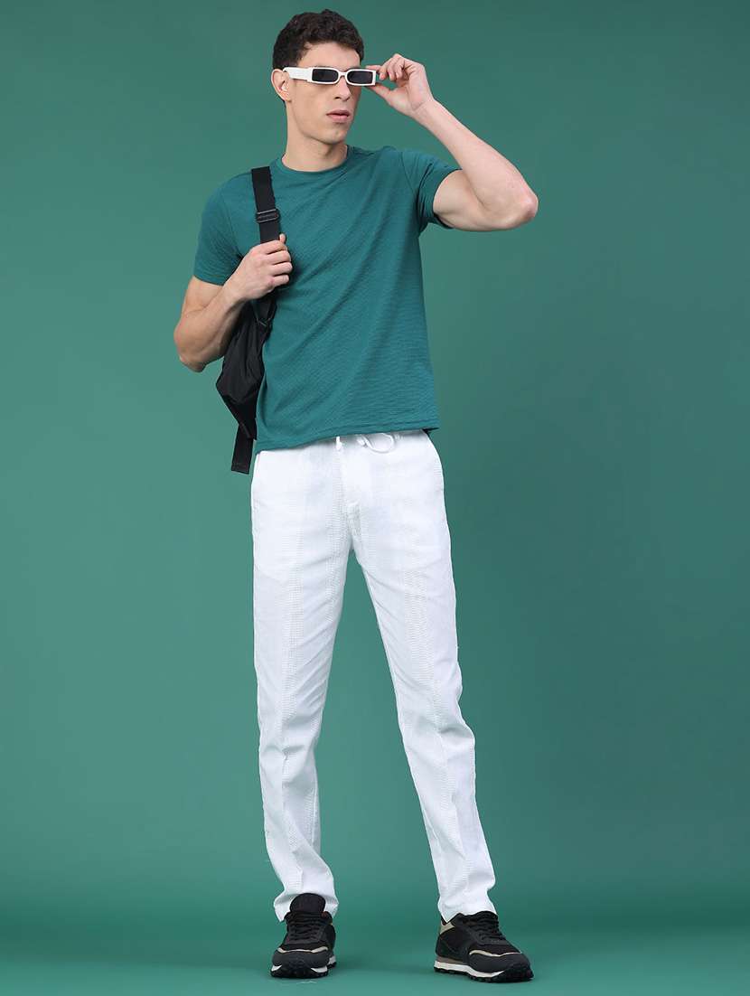 men self design short sleeve regular fit t-shirt - 22249566 -  Standard Image - 4