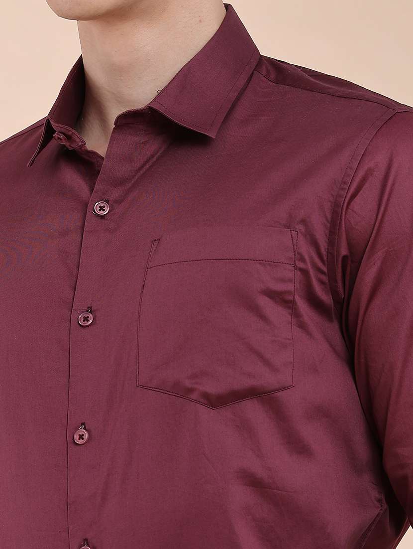 men solid long sleeves formal shirt - 22249791 -  Standard Image - 1